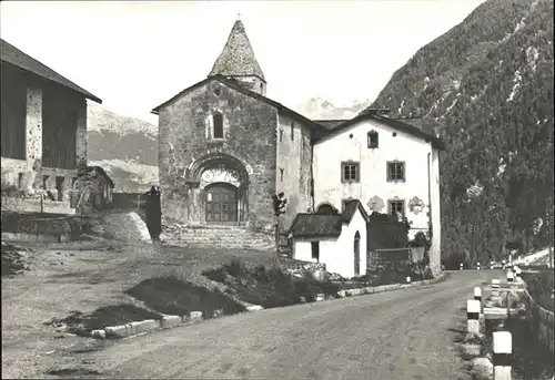 Taufers St Johann Kirche im Muenstertal Kat. Italien