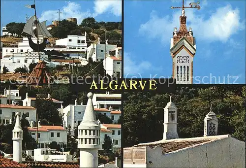 Portugal Algarve Hafen Kirche Kat. Portugal