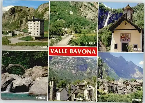 San Carlo Val Bavona Robiel Foroglio Fontana * / San Carlo Val Bavona /Bz. Vallemaggia