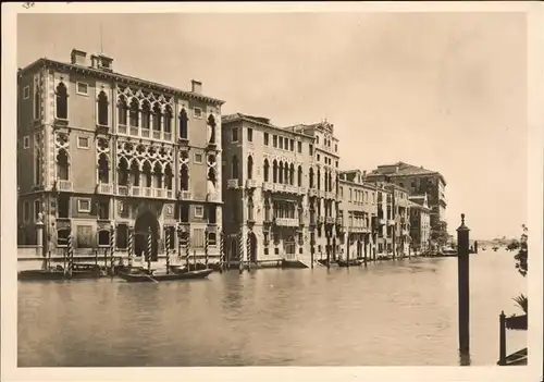 Venedig Venezia Palazzi Cavalli und Barbaro am Canale Grande Kat. 
