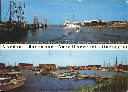 Carolinensiel Harlesiel Ostfriesland Hafenanlage Yachthafen Kat. Wittmund