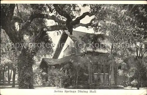 Aetna Springs Dining Hall