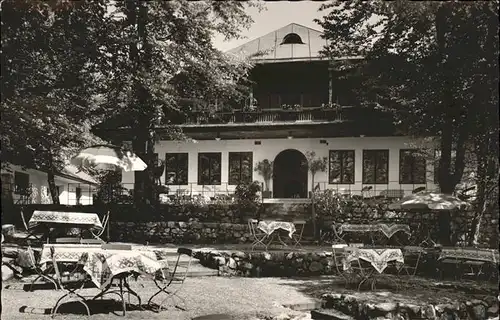 Hollbach Pension Cafe Restaurant Lockstein Terrasse