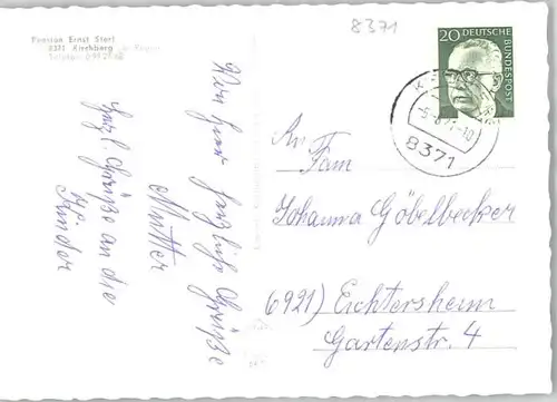 Kirchberg Wald Niederbayern Pension Ernst Sterl x / Kirchberg i.Wald /Regen LKR
