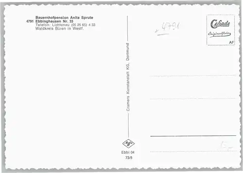 Ebbinghausen Lichtenau  / Lichtenau /Paderborn LKR