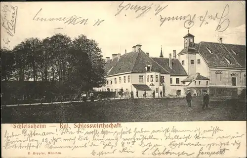 Schleissheim Oberschleissheim Schloss Wirtschaft  x / Oberschleissheim /Muenchen LKR