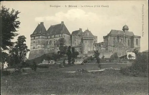 Biron Dordogne Chateau * / Biron /Arrond. de Bergerac