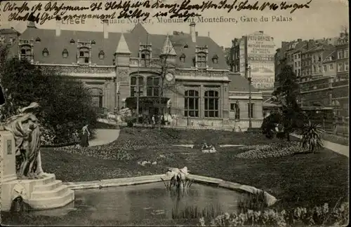 Liege Luettich Liege Square Notger Monument Montefiore Gare Palais x / Luettich /Provinde Liege Luettich