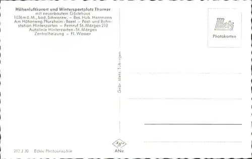 Thurner  / St. Maergen /Breisgau-Hochschwarzwald LKR