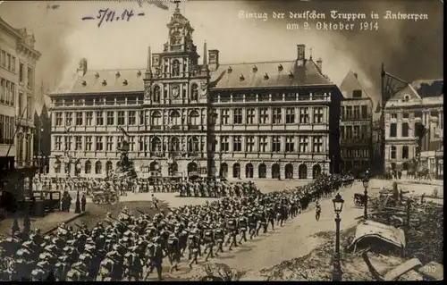 Antwerpen Anvers Antwerpen Einzug Deutscher Truppen x /  /