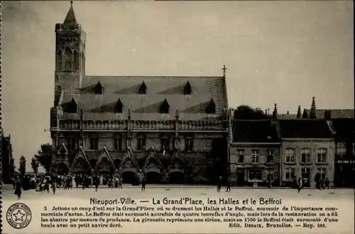 Nieuport-Bains Nieuport Ville Grand Place Halles Beffroi * /  /