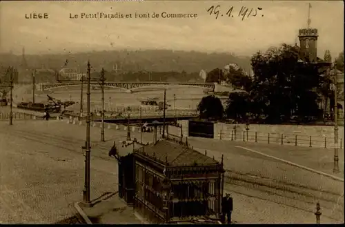 Liege Luettich Liege Petit Paradis Pont Commerce x / Luettich /Provinde Liege Luettich