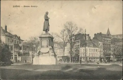 Liege Luettich Liege Statue Gretry x / Luettich /Provinde Liege Luettich