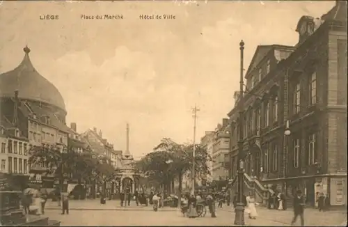 Liege Luettich Liege Place Marche Hotel de Ville x / Luettich /Provinde Liege Luettich