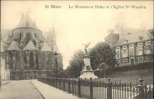 Mons Mons Monument Dolez Eglise Ste. Waudru * /  /