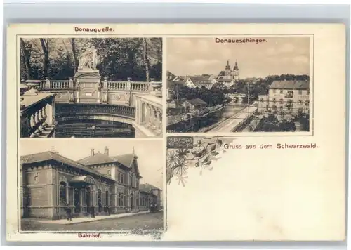 Donaueschingen Donauquelle Bahnhof x / Donaueschingen /Schwarzwald-Baar-Kreis LKR