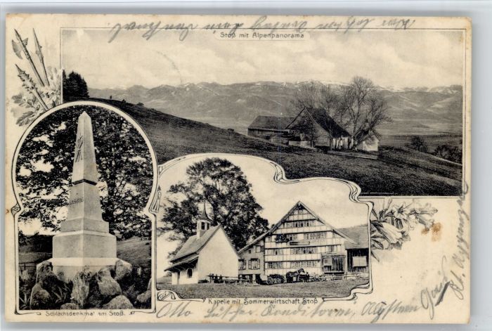 Stoss Altstaetten Schlacht Denkmal Kapelle... oldhting.de