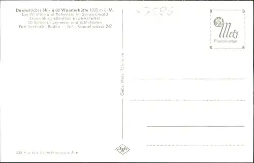 Seebach Ottenhoefen Schwarzwald Darmstaedter Wanderhuette * / Ottenhoefen im Schwarzwald /Ortenaukreis LKR
