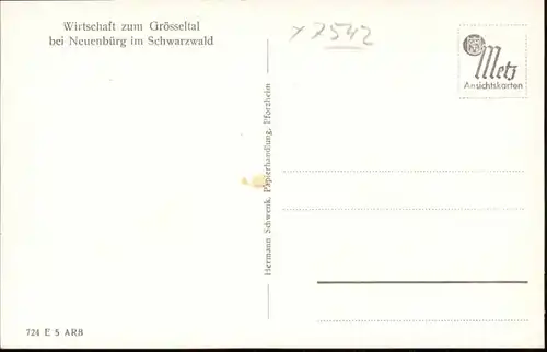 Neuenbuerg Enz Neuenbuerg Wuerttemberg Wirtschaft Groesseltal * / Neuenbuerg /Enzkreis LKR