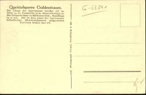 Goldentraum Queistal Sperre *