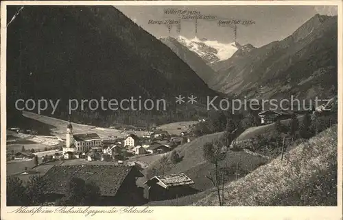 Neustift Brixen Suedtirol Stubaital Gletscher Kat. Bressanone