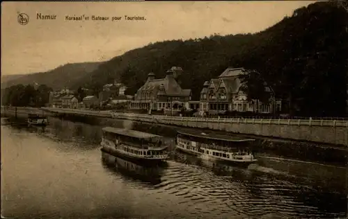 Namur Wallonie Namur Kursaal Bateaux x /  /