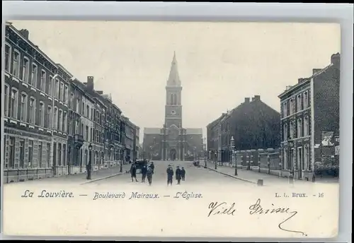 La Louviere Hainaut La Louviere Boulevard Mairaux Eglise x /  /