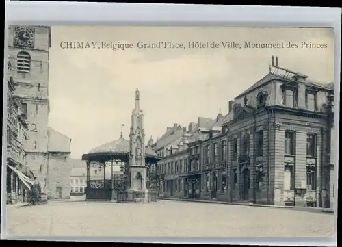 Chimay Chimay Monument Princes Hotel de Ville Grand Place * /  /