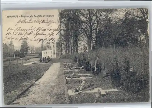 Bonnines Bonnines Tombes Soldats Allemands * /  /