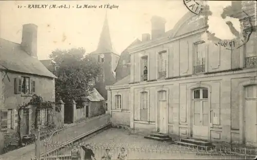 Rablay-sur-Layon Rablay Mairie Eglise x / Rablay-sur-Layon /Arrond. d Angers