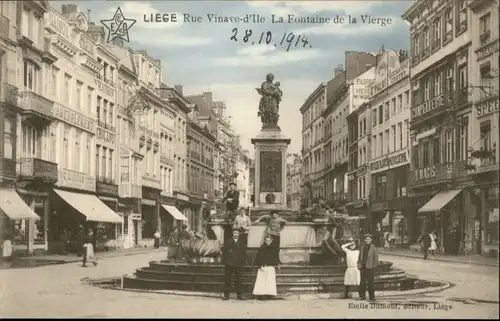 Liege Luettich Liege Rue Vinave Ile Fontaine Vierge * / Luettich /Provinde Liege Luettich
