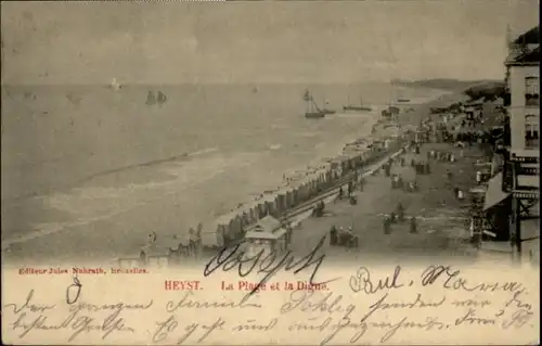 Heyst-sur-Mer Flandre Plage Digue x /  /