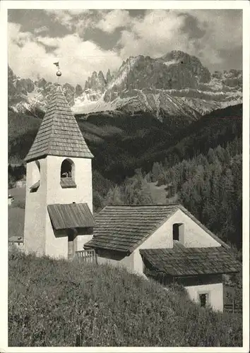St Cyprian mit Rosengarten und Dolomiten Kat. Italien