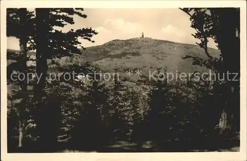 Rennsteig Blick zum Gr Inselsberg Kat. Neuhaus Rennweg