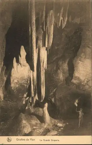 Han-sur-Lesse Han-sur-Lesse Hoehle Grotte Grande Draperie * /  /