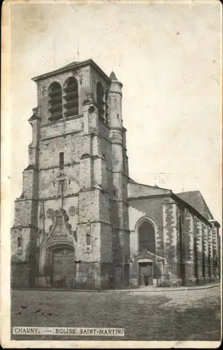 Chauny Aisne Eglise Saint Martin x / Chauny /Arrond. de Laon