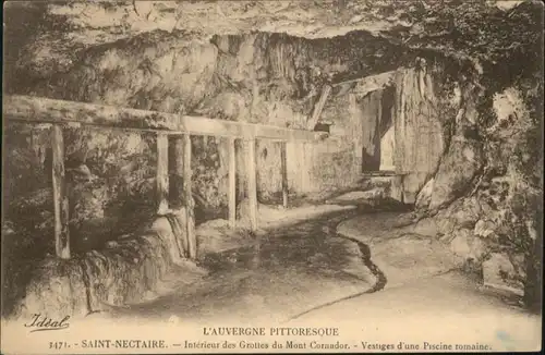 Saint-Nectaire Puy de Dome Saint-Nectaire Hoehle Grotte Mont Cornador * / Saint-Nectaire /Arrond. d Issoire