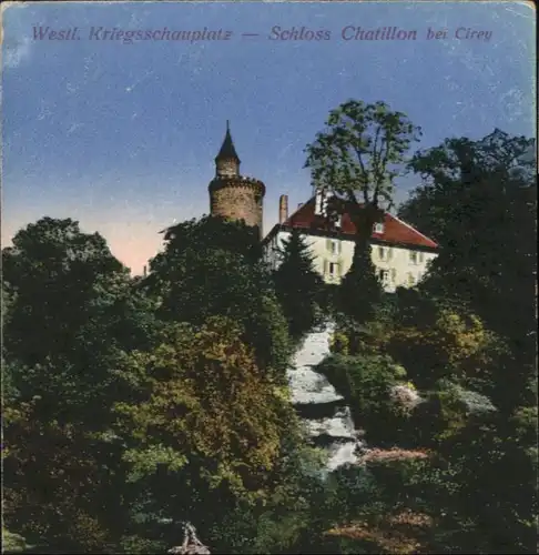 Cirey-sur-Vezouze Schloss Chatillon Soldaten x / Cirey-sur-Vezouze /Arrond. de Luneville