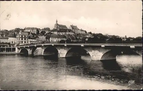 Joigny Yonne Pont Eglise x / Joigny /Arrond. d Auxerre