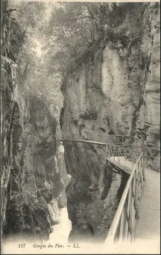 Lovagny Gorges du Fier Hoehle Grotte Schlucht * / Lovagny /Arrond. d Annecy