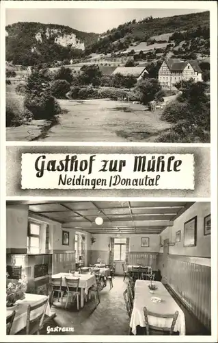 Neidingen Beuron Neidingen Donautal Hausen Tal Gasthof zur Muehle * / Beuron /Sigmaringen LKR