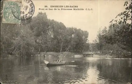 Enghien-les-Bains Pont Lac Princesse Mathilde x / Enghien-les-Bains /Arrond. de Sarcelles