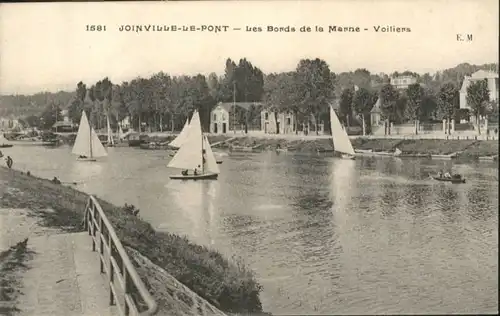 Joinville-le-Pont Bord Marne Voiliers * / Joinville-le-Pont /Arrond. de Nogent-sur-Marne