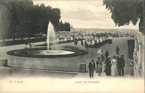 Paris Saint-Cloud Avenue Orangerie * / Paris /Arrond. de Paris