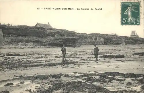 Saint-Aubin-sur-Mer Seine-Maritime Saint-Aubin-sur-Mer Falaise Castel x / Saint-Aubin-sur-Mer /Arrond. de Dieppe