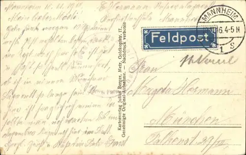 Brainville Meurthe-et-Moselle Feldpost / Brainville /Arrond. de Briey