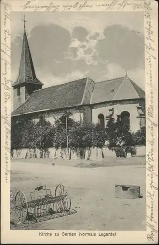 Gerden Lagarde Kirche x / Lagarde /Arrond. de Chateau-Salins