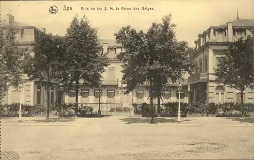 Spa Villa Feu C. M. Reine Belges x