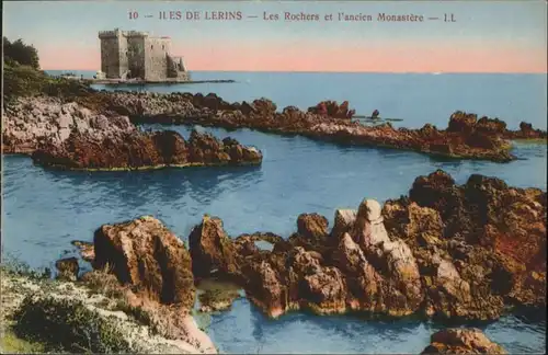 Iles de Lerins Rocher Monastere *