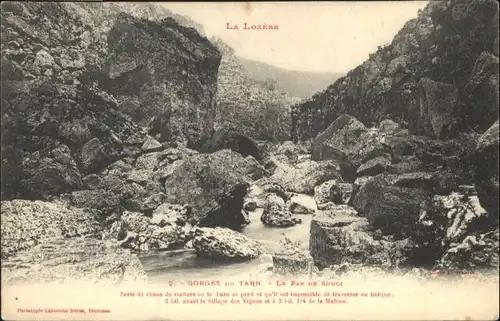 Gorges du Tarn Pas Souci x / Le Rozier /Arrond. de Florac